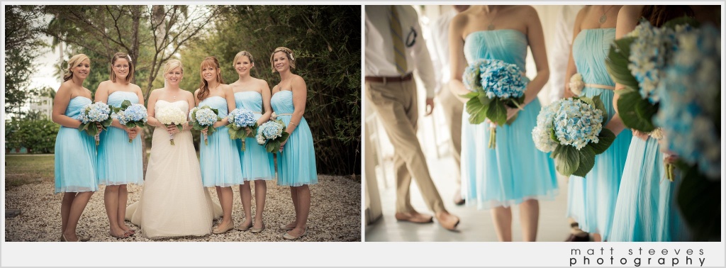 blue hydrangea bouquet