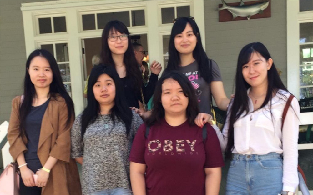 chinese group on edison porch