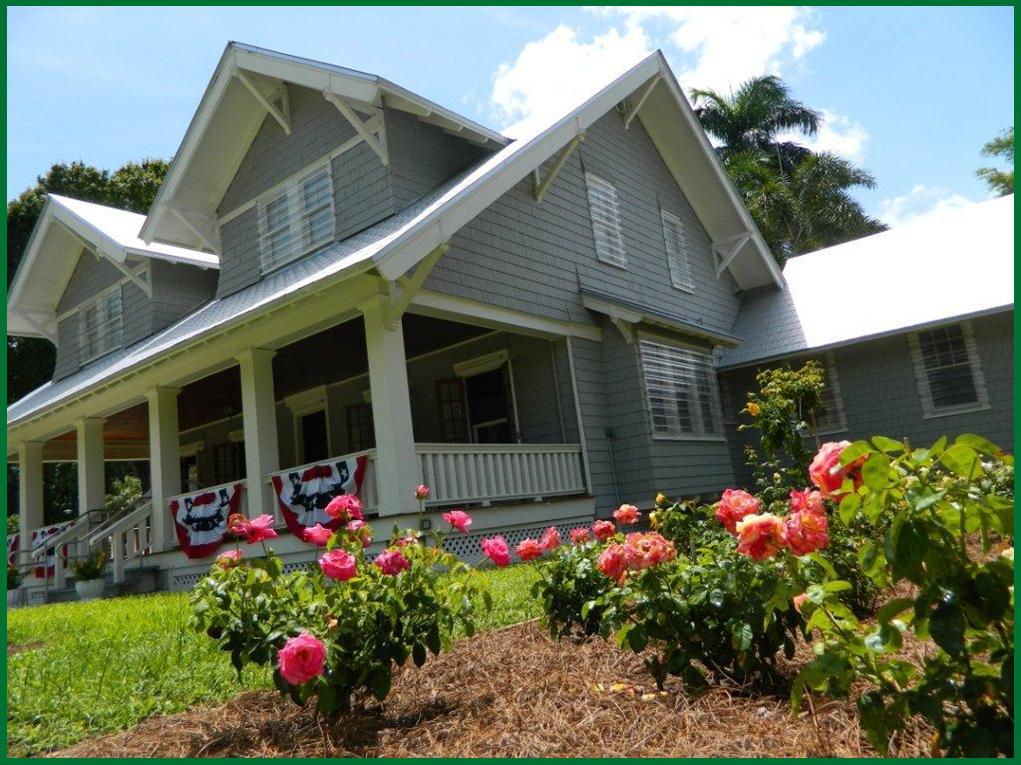 ford house with rose garden