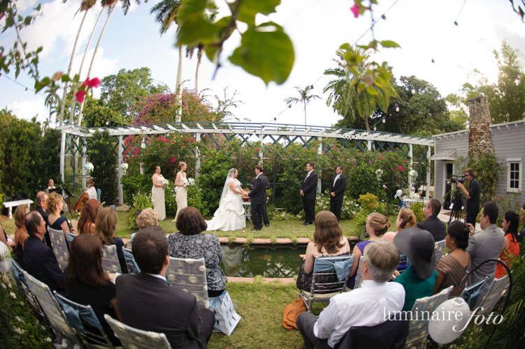 moonlight garden wedding florida ceremony venue vintage