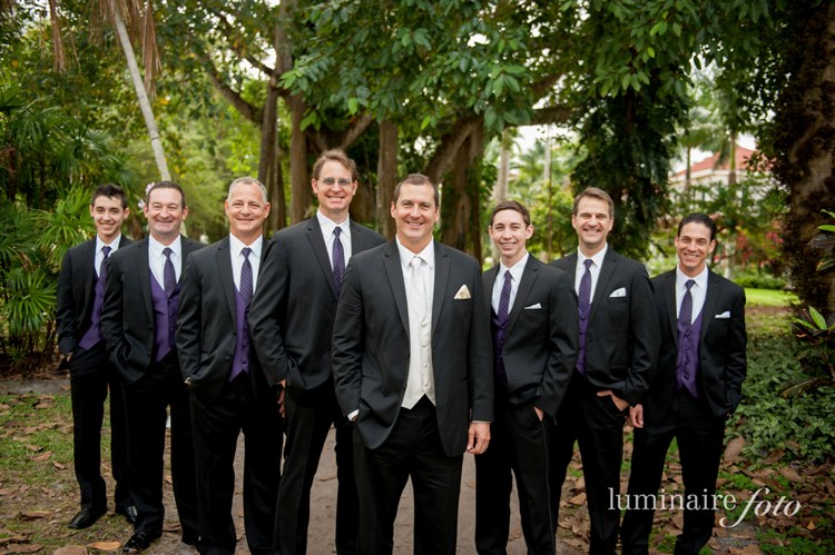 purple groomsmen fort myers wedding venues