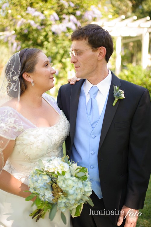 vintage garden wedding french blue